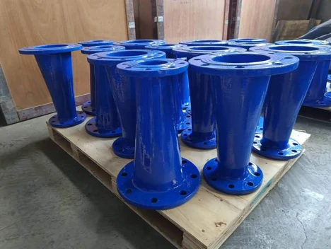 Cone Concêntrico com Flange Dupla