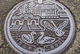 Tampas artísticas de bueiros para paisagens de ferro dúctil