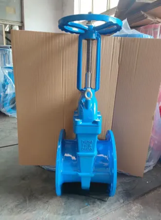 Válvula de gaveta com sede macia-de haste exposta