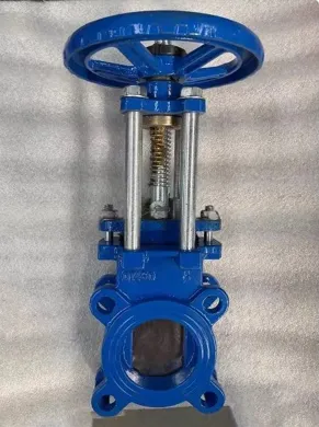 Válvula guilhotina manual