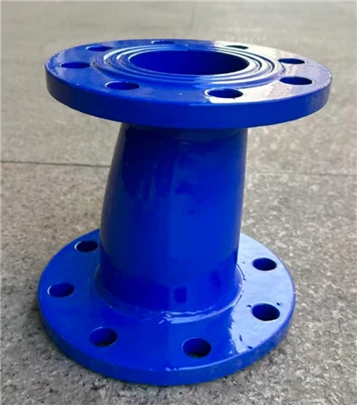 Cone plano com flange dupla