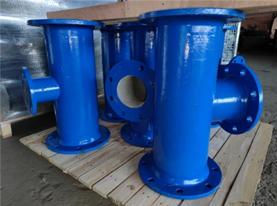 T completo da flange do ferro dútile DN80